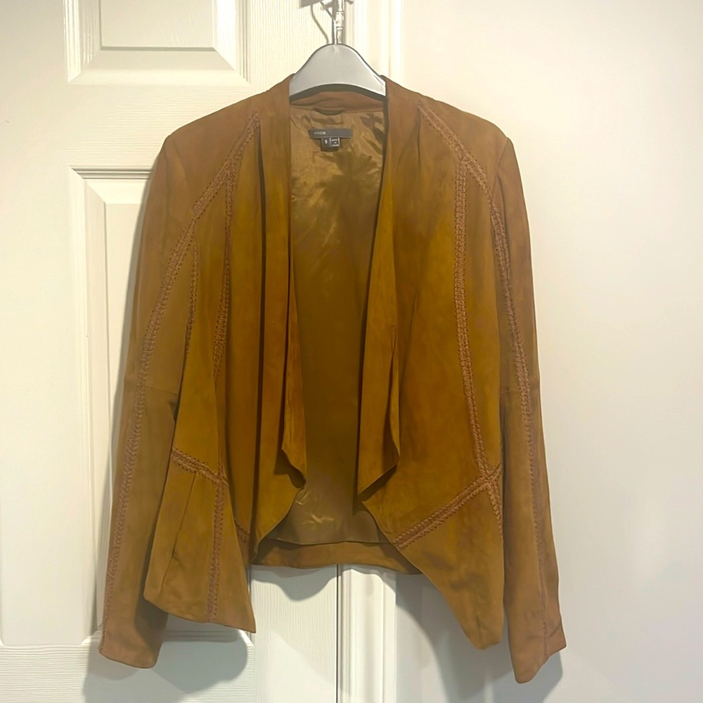 Vince suede coat. Size S